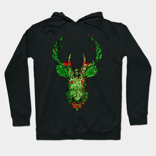 Floral Deer Hoodie by ddtk